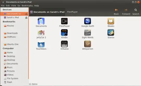 Example of 'Documents on My iPad' mount