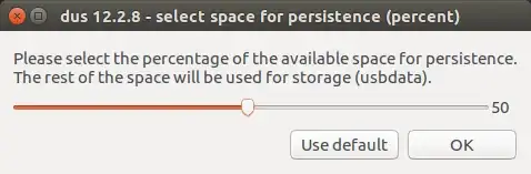 mkusb use defaults again