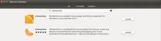 Clementine in Ubuntu Software screenshot
