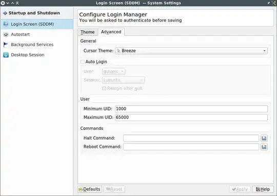 Lubuntu 18.10 KDE Settings - SDDM