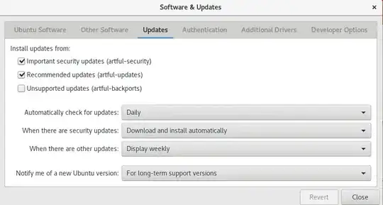 Software & Updates screenshoot