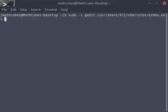 Terminal with filename1