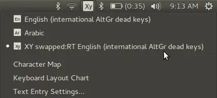 new layout with custom icon