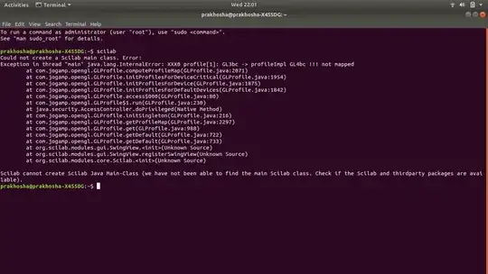 scilab 5.5.2 on ubuntu 17.10 crashed