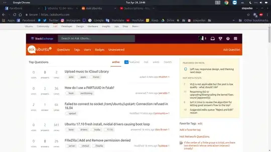 Top right corner on the System bar, between workspaces and keyboard language in this picture