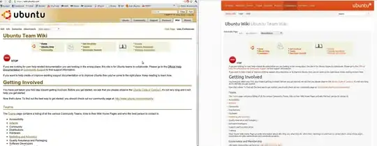 Two themes side by side