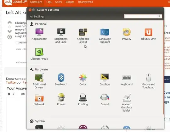 Screenshot 2: select "Keyboard Layout"