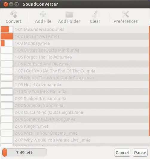 conversion inprogress