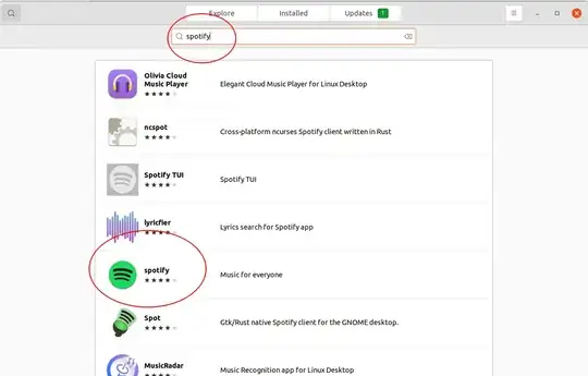 snap only displayed with full name search