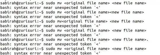 screenshot of script error