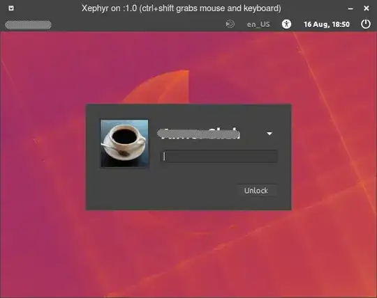 Login screen after patching the theme