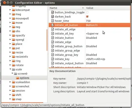 scale gconf-editor settings