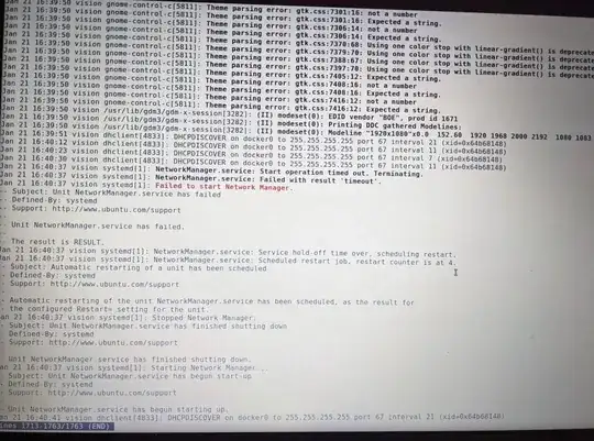 Journalctl output pic