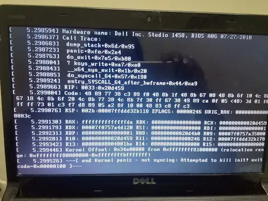 End kernel panic - Not syncing attempted to kill init!
