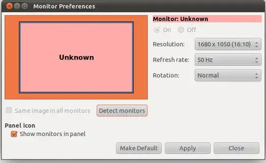 Monitor preferences