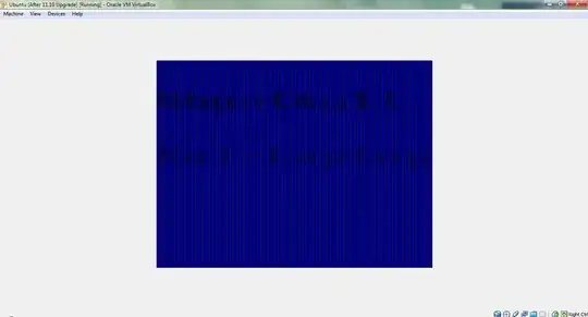 huge text in small blue window