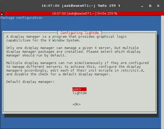 Configuring lightdm - debconf