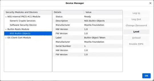 Firefox default PKCS-11
