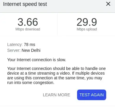 Internet Speed