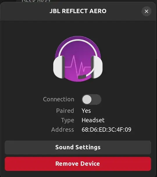 Bluetooth Device Details