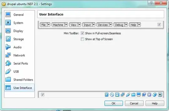 Mini toolbar on the "User Interface" section