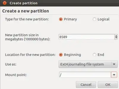 Ubuntu Installation page 5