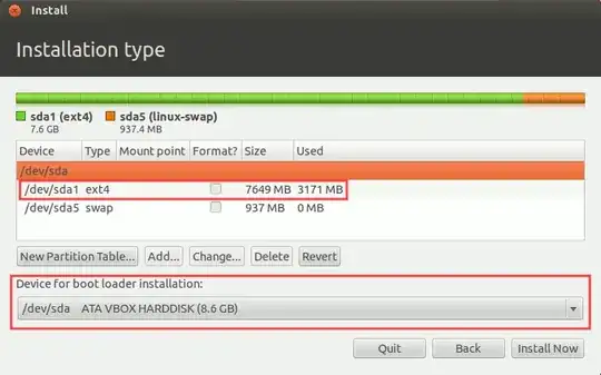 ubiquity grub install