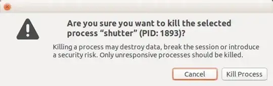 Confirm Kill process Dialog