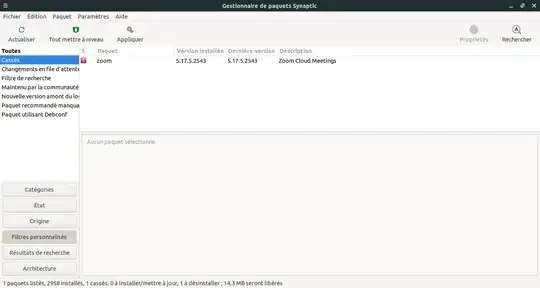 Package Manager screenshot