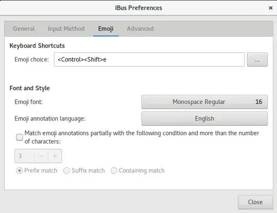 IBus Preferences dialog