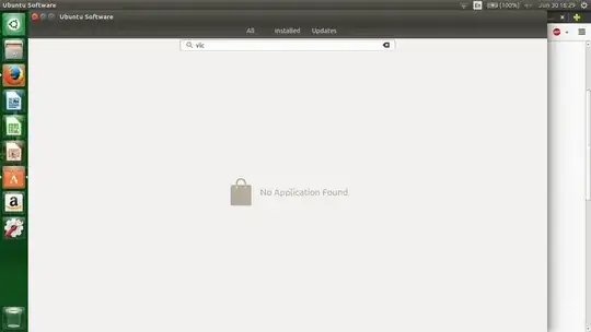 Software Center searching for VLC
