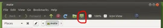 Computer icon on toolbar