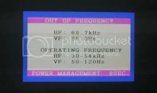 screen shot of the issue