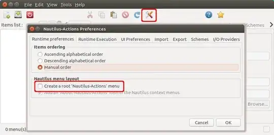nautilus-actions Preferences