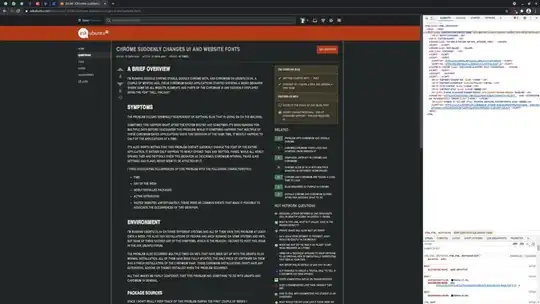 Chromium on Ubuntu 20.04 using Hell Finland as the Webfont