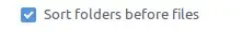 Sort files before files