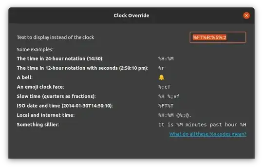 Clock Override configuration