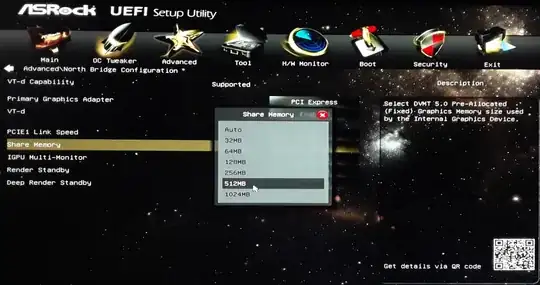 Asrock UEFI Setup Utility