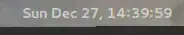 Date & Time in top GNOME panel