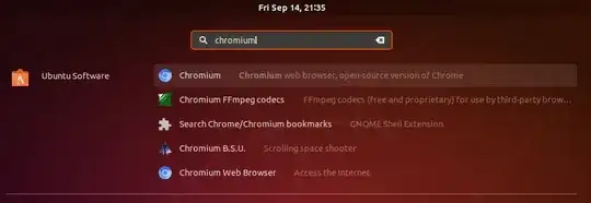 Two versions of the browser