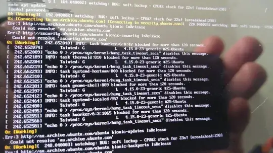 task ... blocked for more than 120 seconds