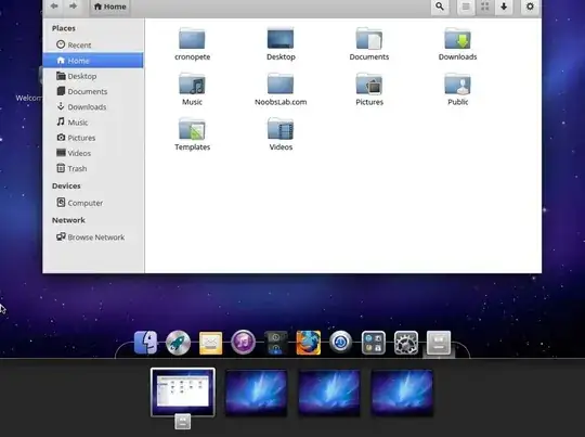 Desktop Switcher in PearOS screenshot