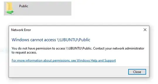 This is the error that I'm getting on Windows.