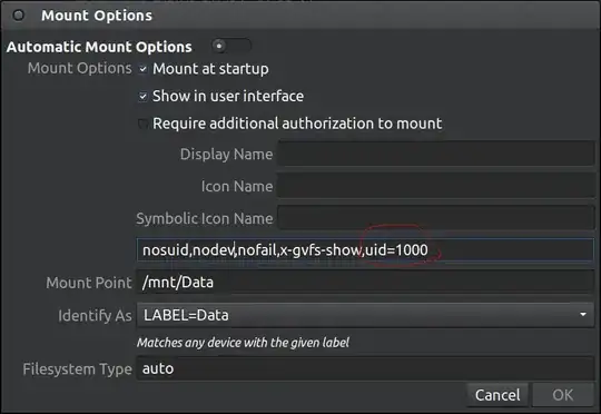 Modifying fstab mount options through the Disk utility