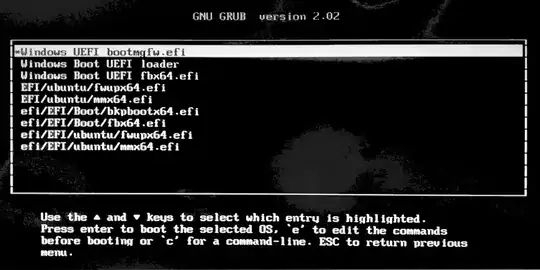 GRUB boot menu