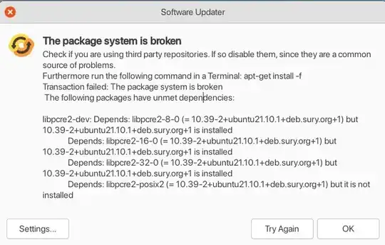 the system package is brken