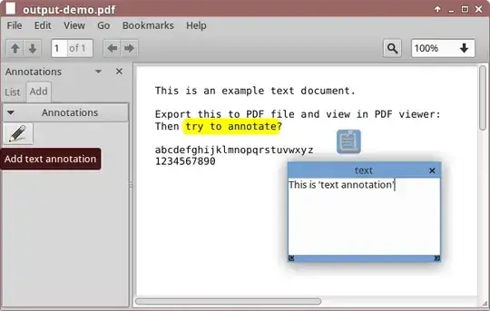 Using annotation in Evince 3.10.3-0ubuntu10