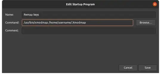 Name can be anything, command as given above, comment blank