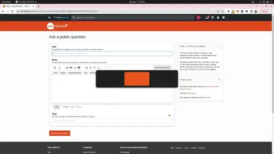window between workspace
