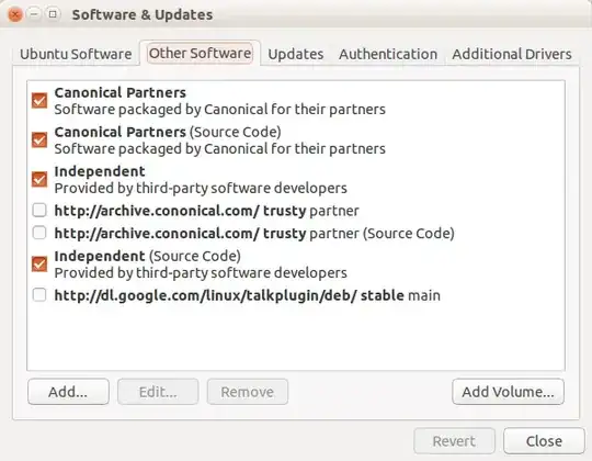 I removed few check marks from the list in the image